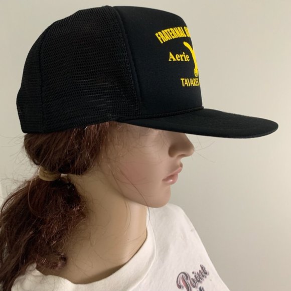 Vintage 90s International Order Of Eagles Tavares Eagles Trucker Snapbac… - Picture 2 of 9